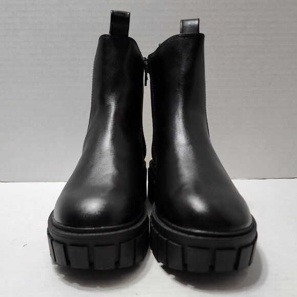 New Madden NYC Chunky Lug Chelsea Boots - Black - Size 8.5 - Picture 3 of 6